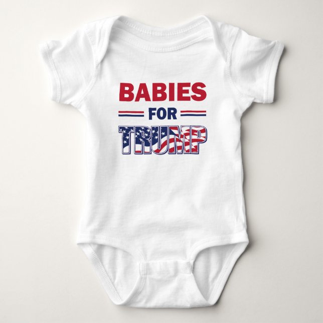 Spädbarn för Trump T Shirt (Framsida)