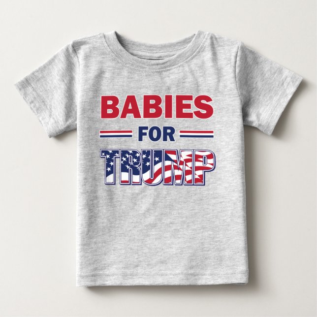Spädbarn för Trump T Shirt (Framsida)