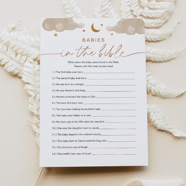 Spädbarn i babyvilan med dubbelbläck-stjärna i Bib Inbjudningar (Skapare uppladdad)