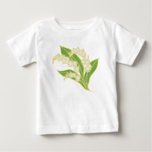 Spädbarn, lång Sleeve Tee: Lily of the Valley Tröja