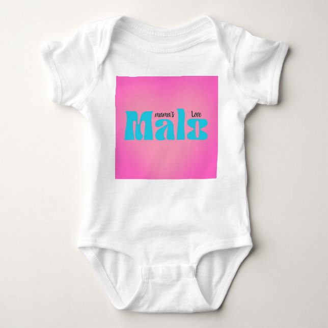 spädbarn mamma kärlek t shirt (Framsida)
