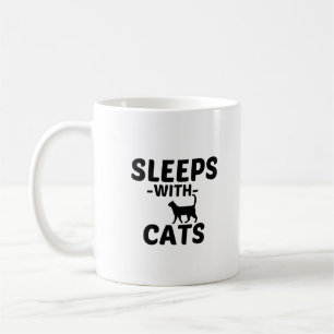 SPÄDBARN MED KATTER KAFFEMUGG