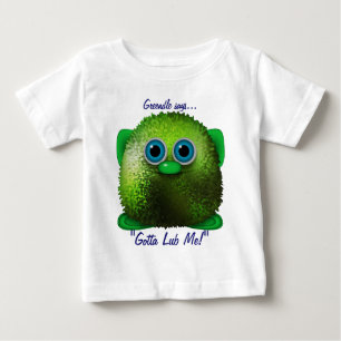 Spädbarn med lovable Bok med klumpar i Cute Wuzzy Tee