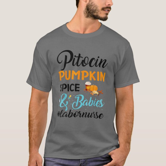 Spädbarn RN OB Delivery Labor Nurse T Shirt (Framsida)