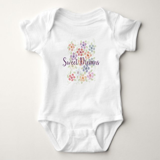 Spädbarn Sweet Dreams Sleepwear T Shirt (Framsida)