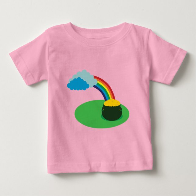 Spädbarn T-Shirt i Guld (Framsida)