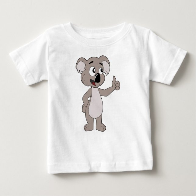 Spädbarn T-Shirt med koala björn tecknad (Framsida)