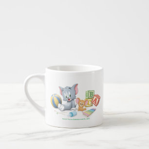 Spädbarn Tom och Jerry spelar med Leksaker Espressomugg