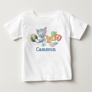 Spädbarn Tom och Jerry spelar med Leksaker T Shirt