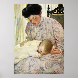Spädbarnet av Jessie Willcox Smith Poster