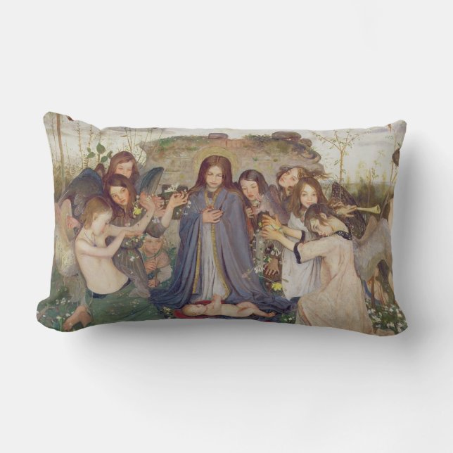 SPÄDBARNET JESUS LUMBARKUDDE (Framsida)