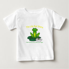 Spädbarns Groda på en Näckrosblad Vit T-Shirt