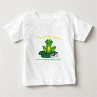 Spädbarns Groda på en Näckrosblad Vit T-Shirt