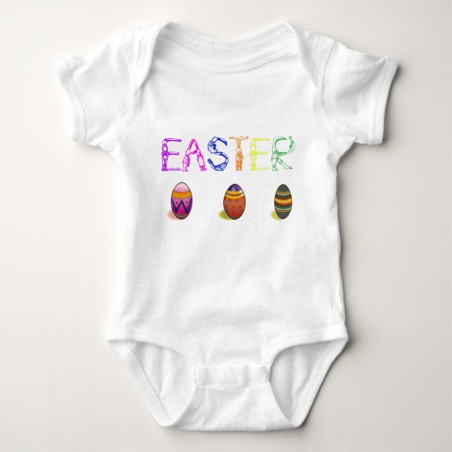 Spädbarns PÅSK Creeper T-shirt (Framsida)