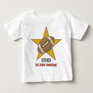 Spädbarns Personlig Fotboll Stjärna T-shirt