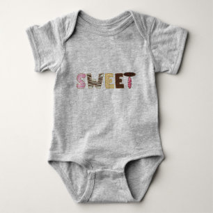 Spädbarns rena sötma bodysuit - Bedårande T Shirt
