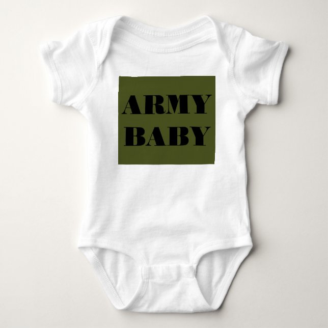 Spädbarnsarmén Baby Tee Shirt (Framsida)
