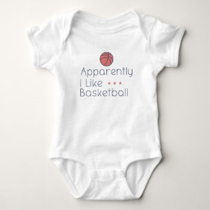 Spädbarnsbasket Tydligen gillar jag basket T Shirt