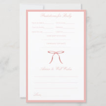 Spädbarnsfest med rosa band - rådgivning och förut