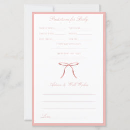 Spädbarnsfest med rosa band - rådgivning och förut