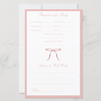 Spädbarnsfest med rosa band - rådgivning och förut