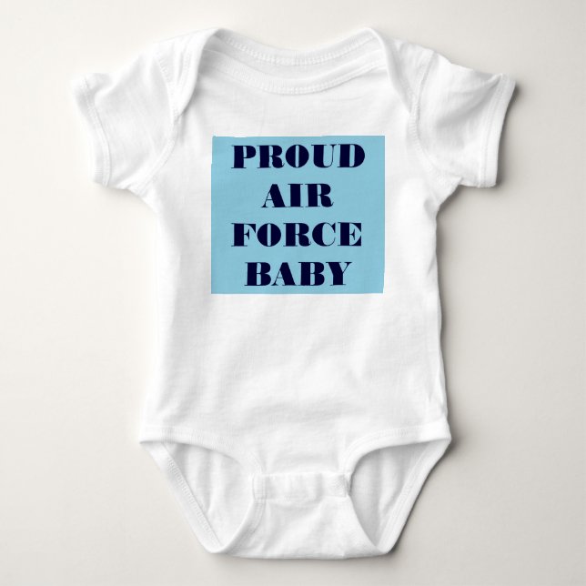 Spädbarnshökaren Proud Luft Force Baby Tee (Framsida)