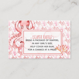 Spädbarnshuggare för daglig Rosa, blöjor, omformni Visitkort