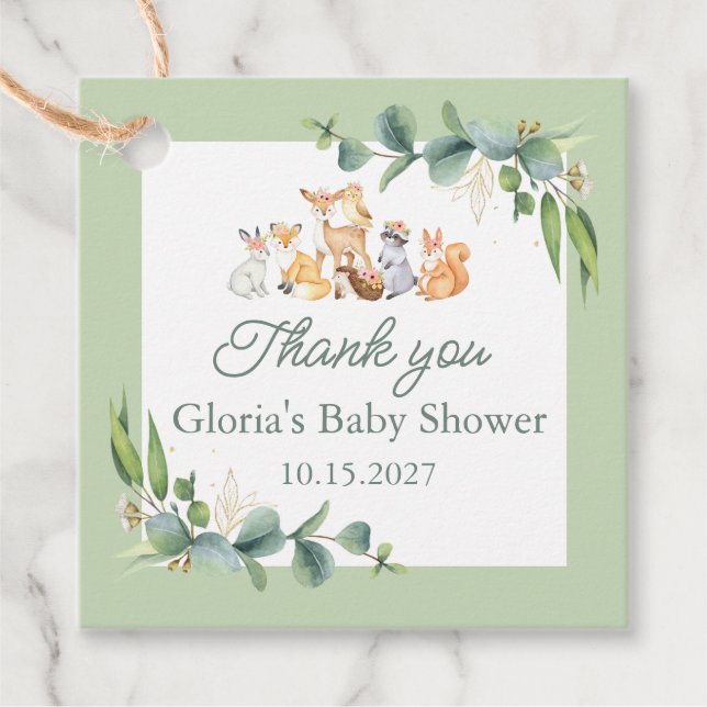 Spädbarnshuggare för matlagsdjur för matlagning gåvor etiketter (Framsida)