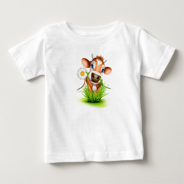 Spädbarnskål T-Shirt-Daisy T-shirt (Framsida)