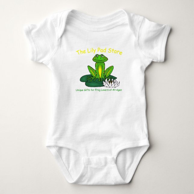 Spädbarnskläder med grodtema t shirt (Framsida)