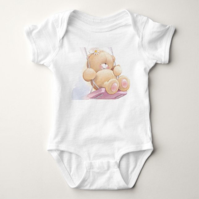Spädbarnskötare/Nalle Tee Shirt (Framsida)