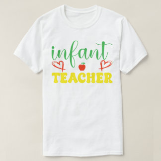 spädbarnslärare back to school t shirt