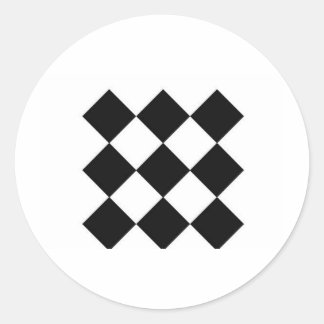 Spädbarnslig visuell stimulering runt klistermärke