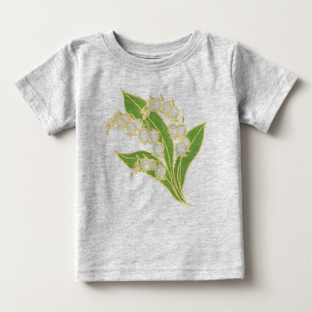 Spädbarnsstölder: Lily of the Valley T-shirt (Framsida)