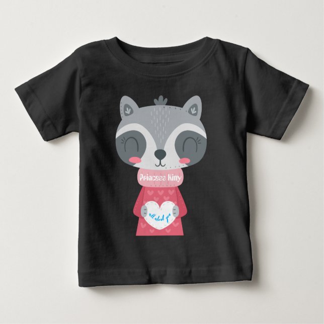 Spädbarnströja med prinsessan Kitty T Shirt (Framsida)
