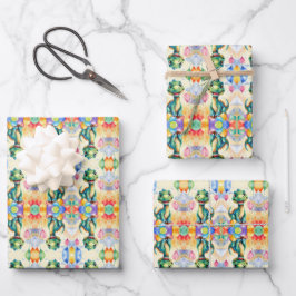 Spädd dinosaurie med massor av färgballong