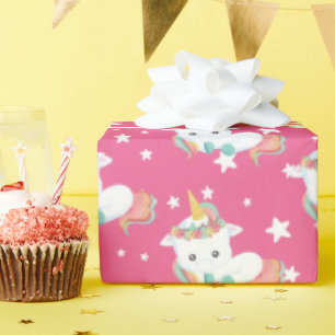 Spädd, liten enmajs och stjärnor, party-omslag presentpapper