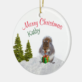 Späddjur/julekorre Julgransprydnad Keramik