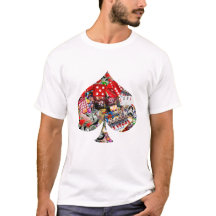 Spade - Las Vegas-uppspelningskortform T-Shirt