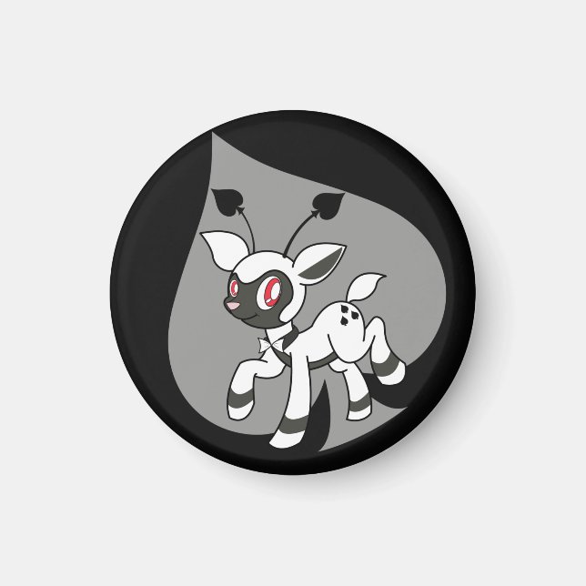 Spade pekdon för dubbelbläck magnet (Framsidan)