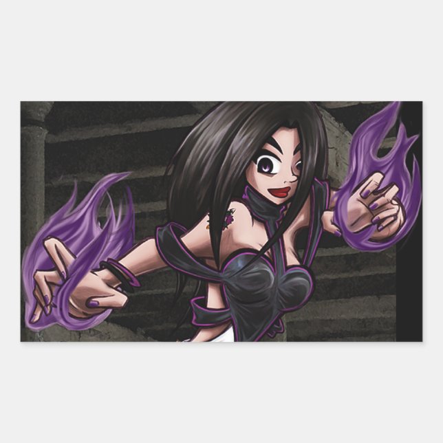 SPADE Sticker Rektangulärt Klistermärke (Framsida)