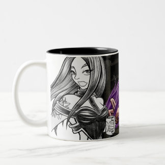 Spadefärg & skissar Två-Tonad mugg