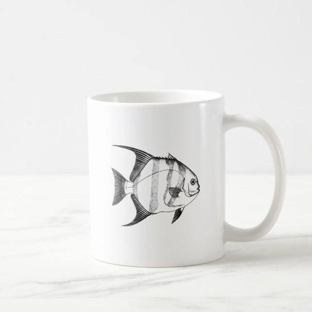 Spadefish fodrar konst kaffemugg (Höger)