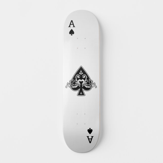 Spadelns Ace Skateboard Bräda 19,5 Cm (Framsida)