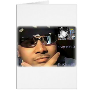 Spadelocsta bära hälsningskort