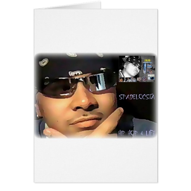 Spadelocsta bära hälsningskort (Framsidan)