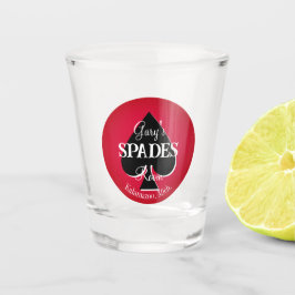 Spader Card-spelrum - Shot Glass Shot