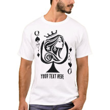 Spader dam kort symbol med elegans