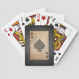 Spader dekorativ kudde casinokort