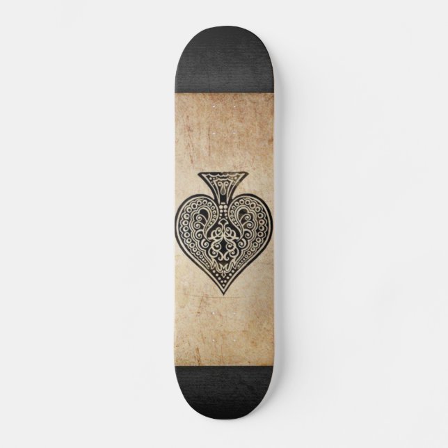 Spader dekorativ kudde mini skateboard bräda 18,5 cm (Framsida)